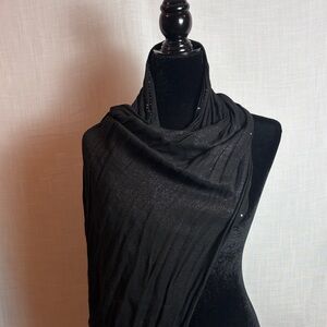 Black Sparkly Scarf